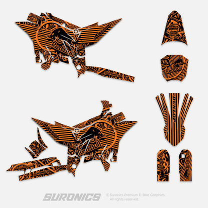 RACE ART BLACK ORANGE Altis Sigma Graphics kit