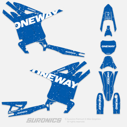 ONEWAY BLUE WHITE Arctic Leopard XE Graphics kit