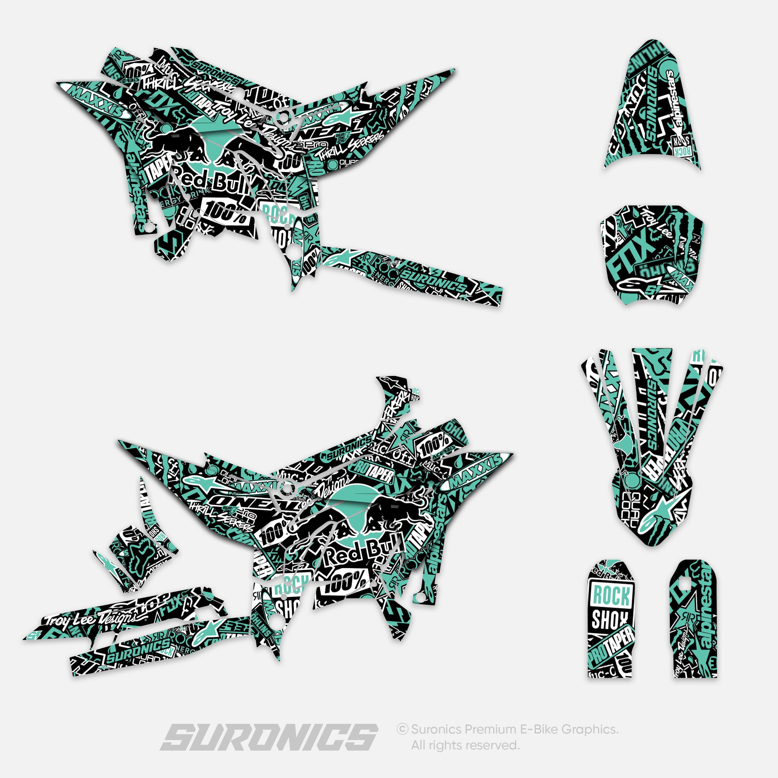 STICKY BLACK MINT Altis Sigma Graphics kit