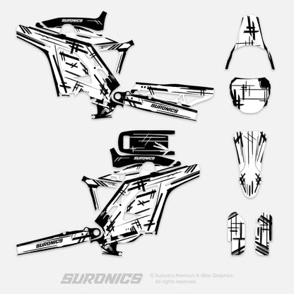 MARKER WHITE Eride Pro Mini R Graphics kit