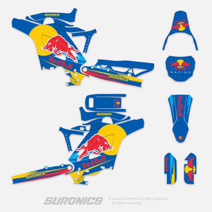 ORIGINAL BULL BLUE Eride Pro Mini R Graphics kit