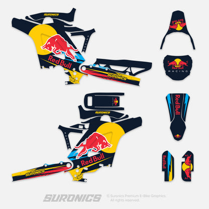 ORIGINAL BULL NAVY Eride Pro Mini R Graphics kit
