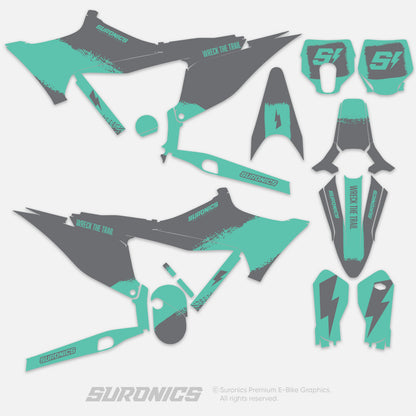 HALF GREY MINT Stark Varg Graphics kit