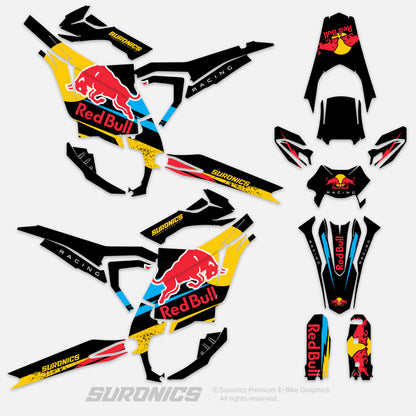 ORIGINAL BULL BLACK Surron Ultra Bee Graphics kit