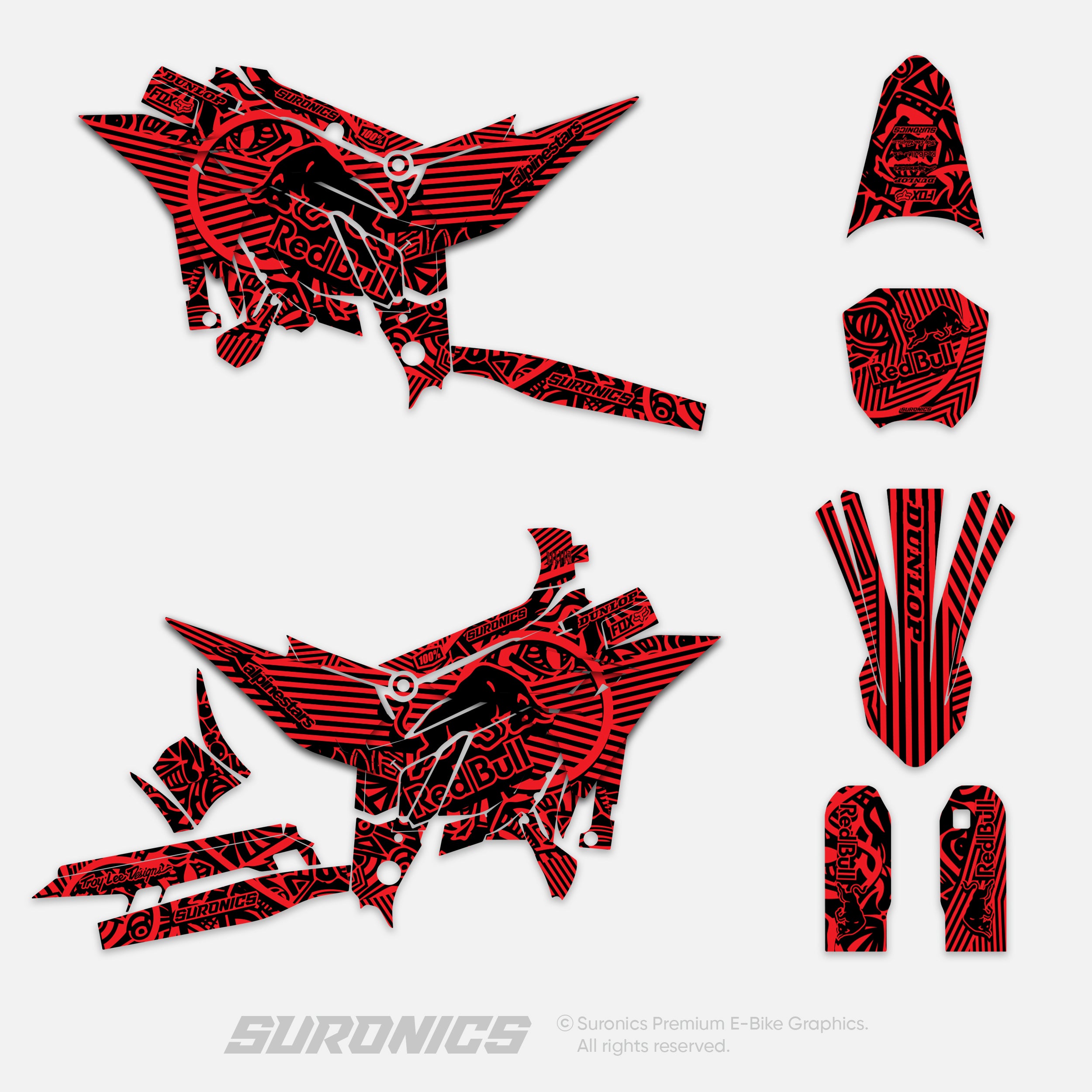 RACE ART BLACK RED Altis Sigma Graphics kit