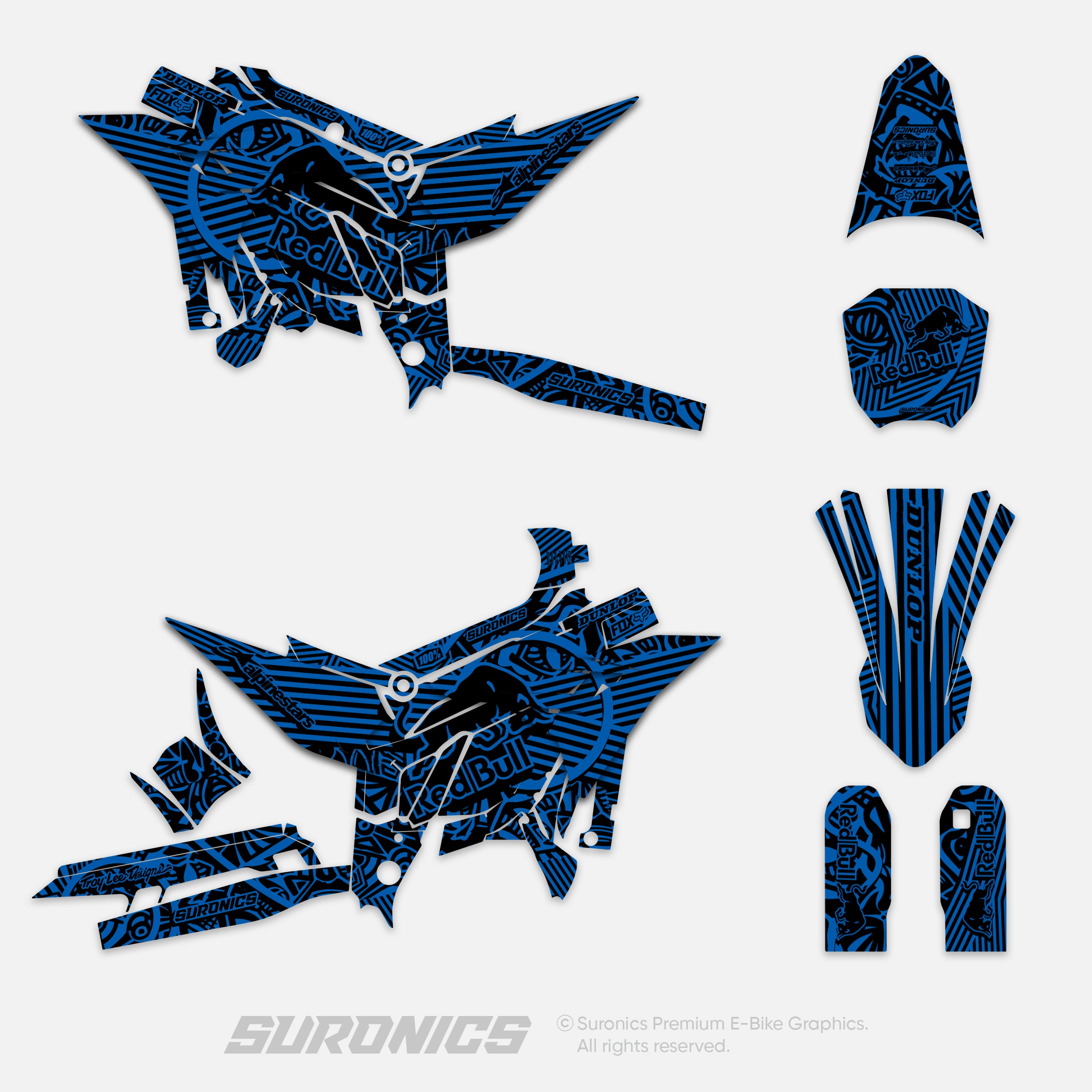 RACE ART BLACK BLUE Altis Sigma Graphics kit