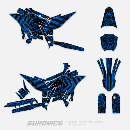RACE ART BLACK BLUE Altis Sigma Graphics kit