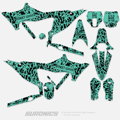 STREET GHOST BLACK MINT Stark Varg Graphics kit