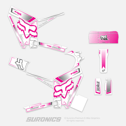 FOX RACER WHITE MAGENTATuttio Soleil 01 Graphics kit