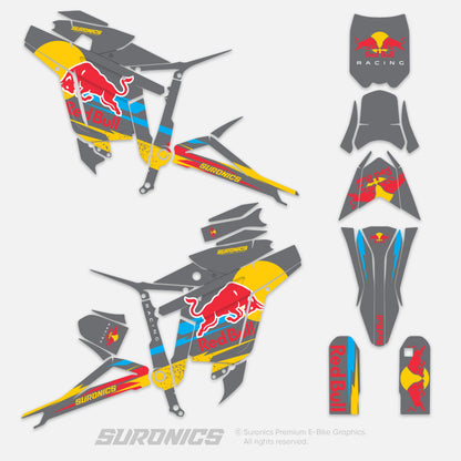 ORIGINAL BULL GREY Talaria Sting MX3 MX4 Graphics kit