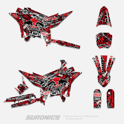 STICKY BLACK RED Altis Sigma Graphics kit