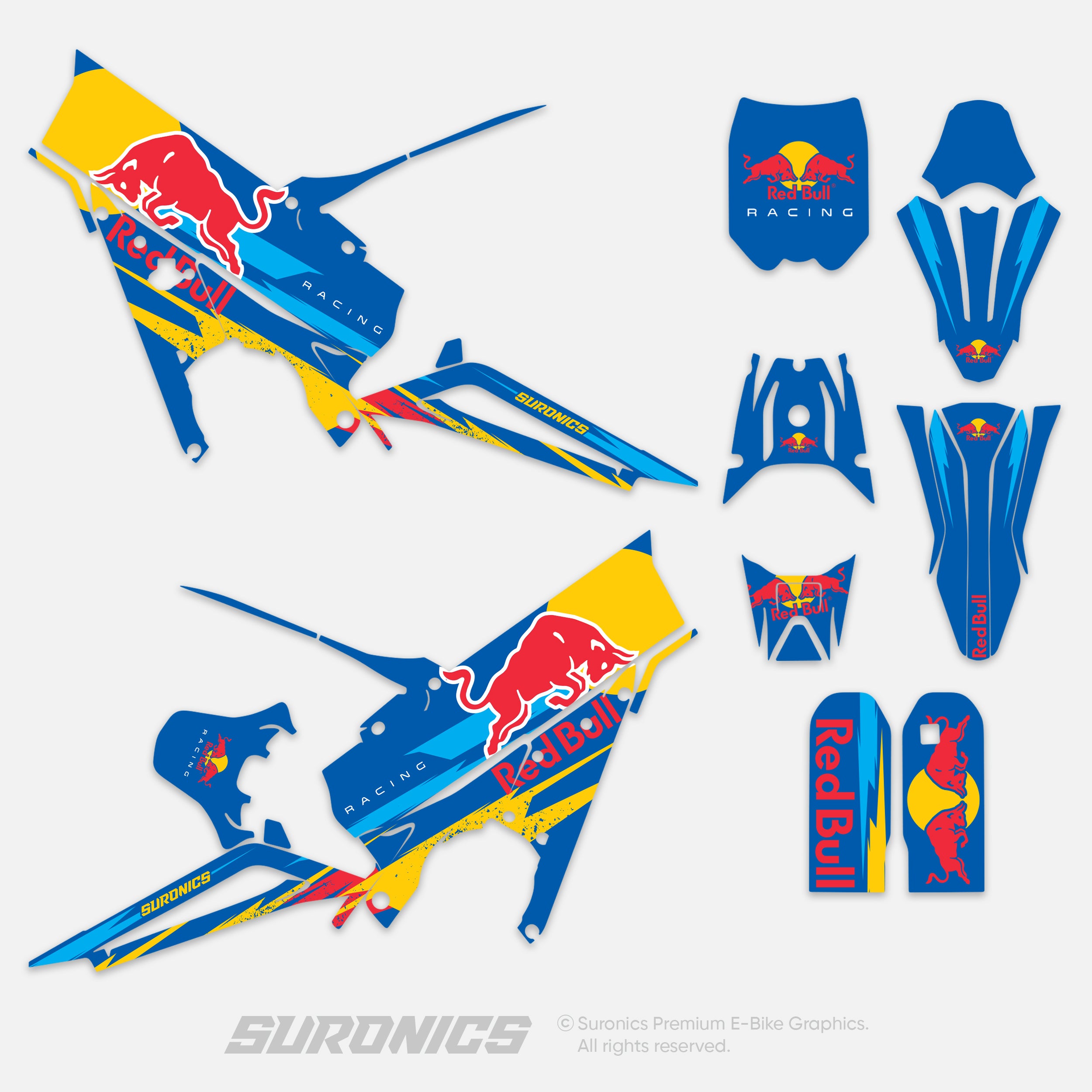 ORIGINAL BULL BLUE Talaria XXX Graphics kit