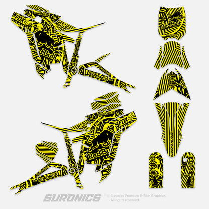 RACE ART BLACK WHITE Talaria Sting MX3 MX4 Graphics kit