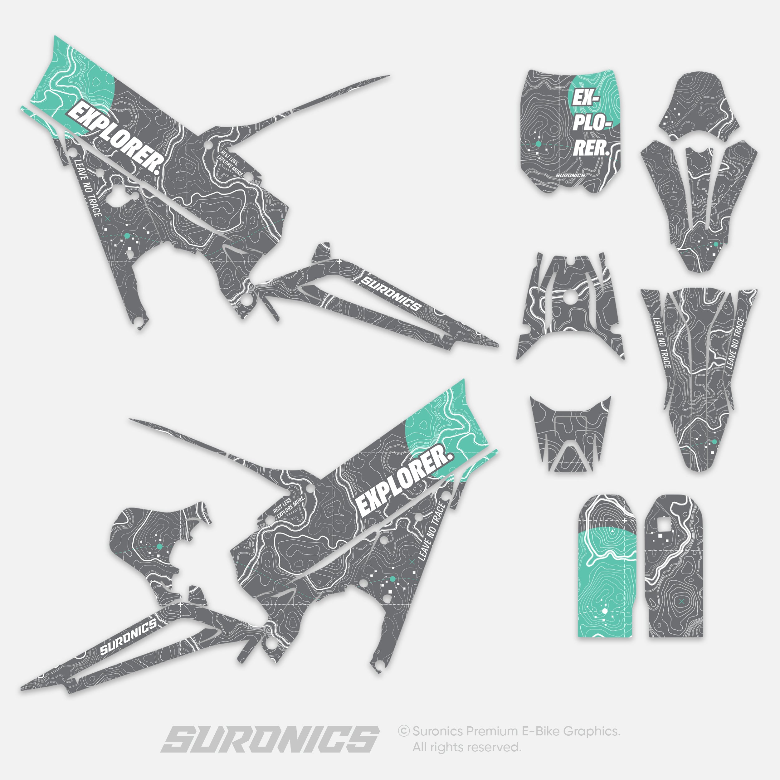 EXPLORER GREY MINT Talaria XXX Graphics kit