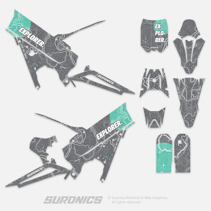 EXPLORER GREY MINT Talaria XXX Graphics kit