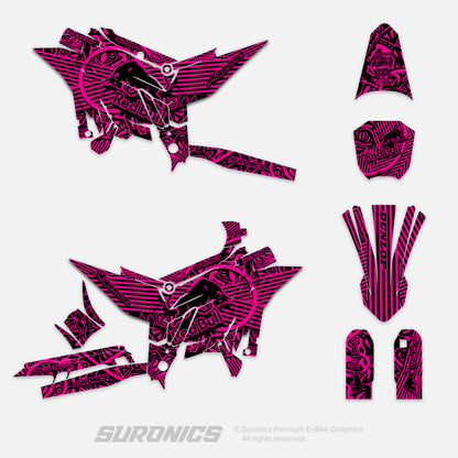 RACE ART BLACK MAGENTA Altis Sigma Graphics kit