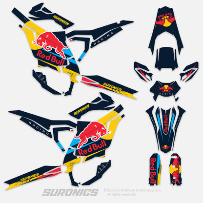 ORIGINAL BULL NAVY Surron Ultra Bee Graphics kit