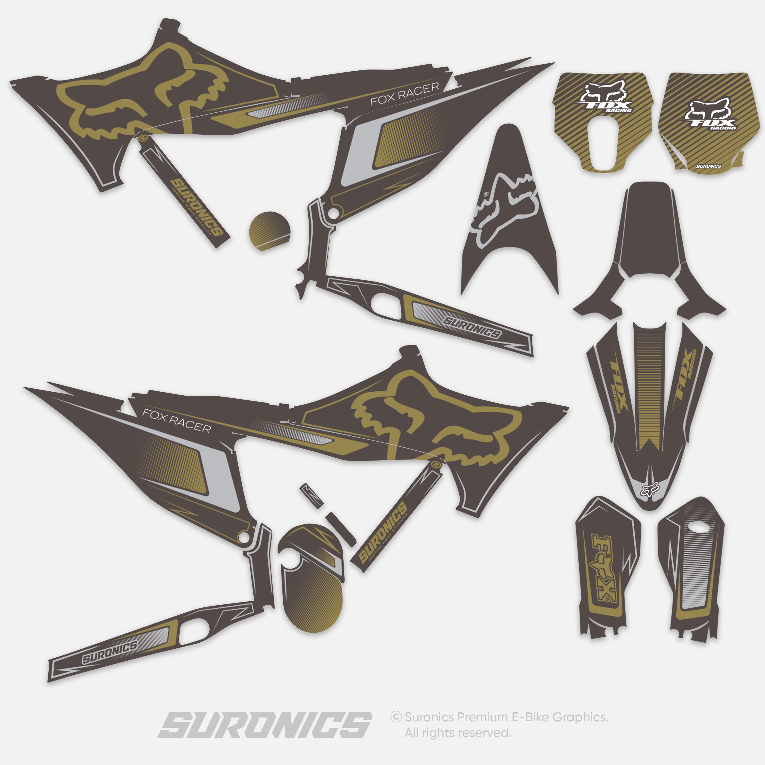 FOX RACER EARTH SANDER Stark Varg Graphics kit