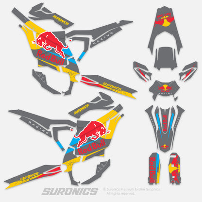 ORIGINAL BULL GREY Surron Ultra Bee Graphics kit