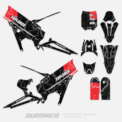 EXPLORER BLACK RED Talaria XXX Graphics kit