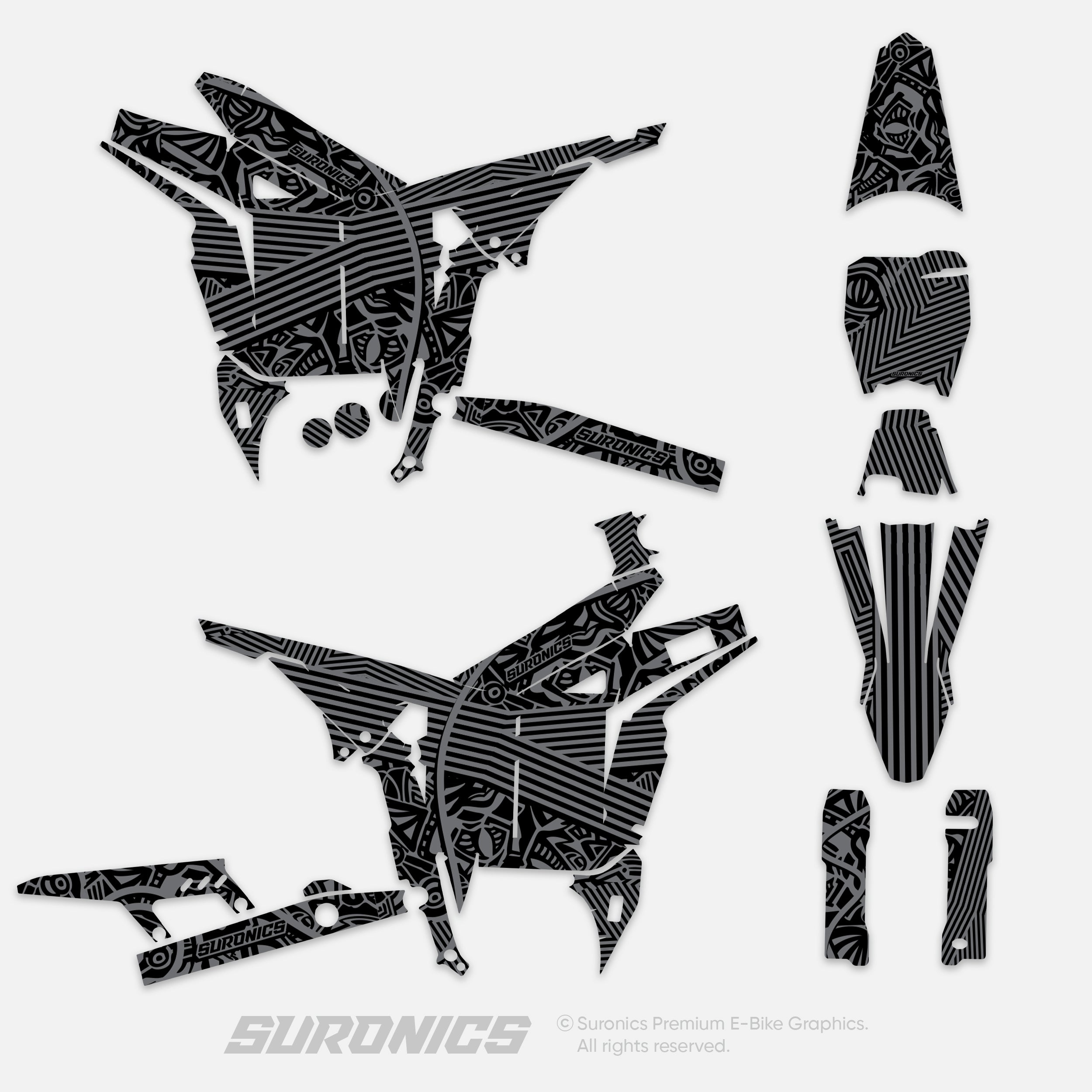 CUSTOM: RACE ART NO LOGOS Talaria Komodo Graphics kit