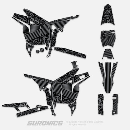 CUSTOM: RACE ART NO LOGOS Talaria Komodo Graphics kit