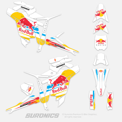 ORIGINAL BULL WHITE Talaria Sting MX5 PRO Graphics kit