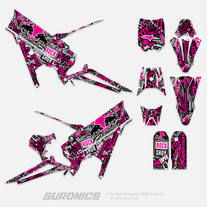 STICKY BLACK MAGENTA Talaria XXX Graphics kit
