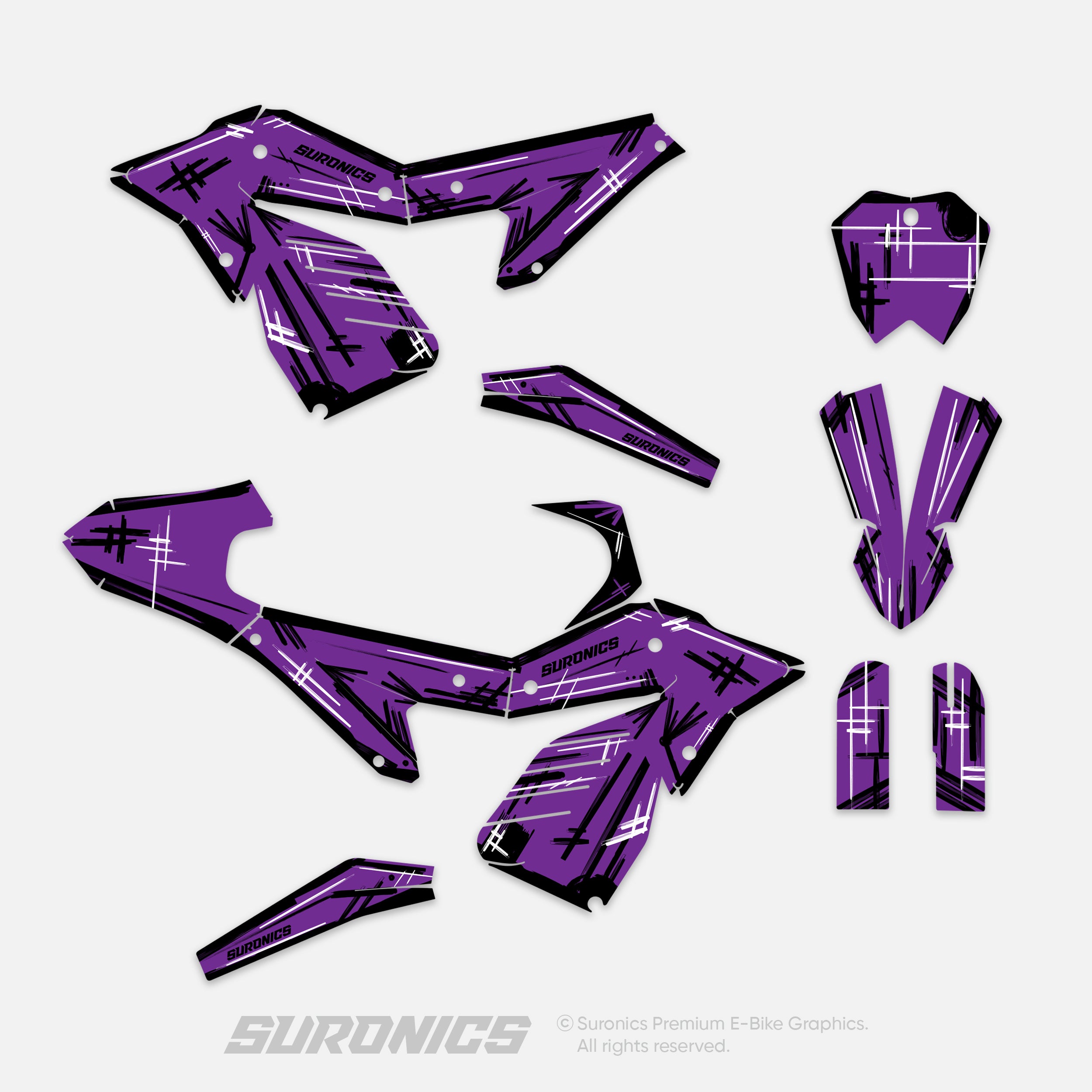 MARKER PURPLE ETM RTR Graphics kit