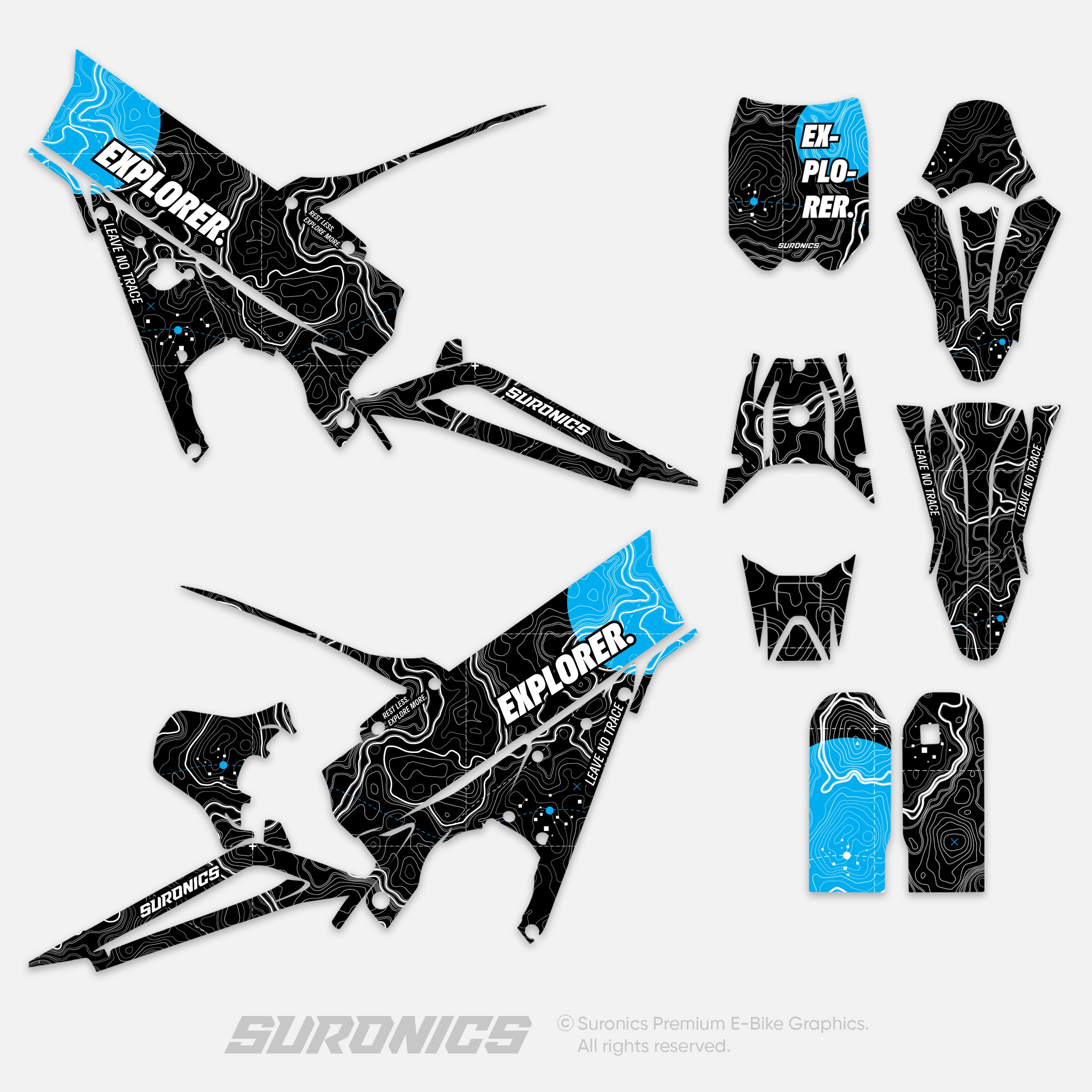 EXPLORER BLACK CYAN Talaria XXX Graphics kit