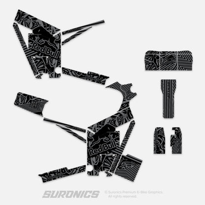 RACE ART BLACK GREY Tuttio Soleil 01 Graphics kit