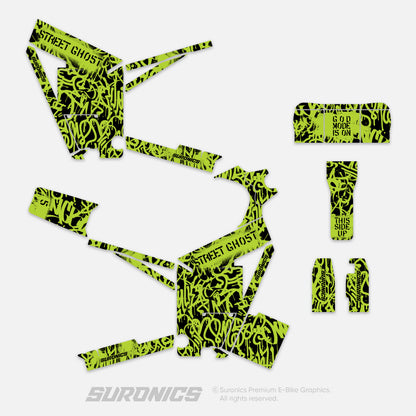 STREET GHOST BLACK GREEN Tuttio Soleil 01 Graphics kit