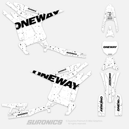 ONEWAY WHITE BLACK Arctic Leopard XE Graphics kit