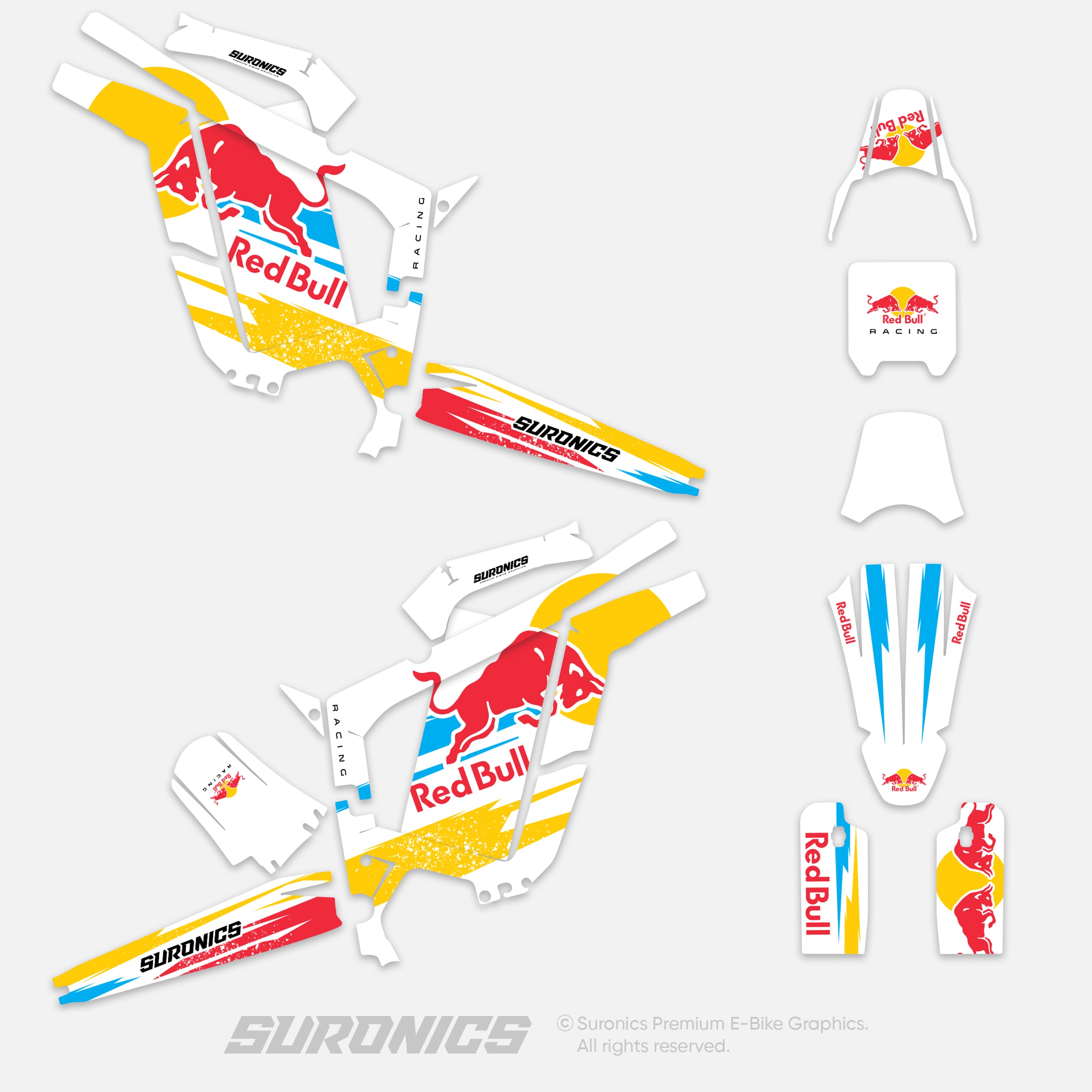 ORIGINAL BULL WHITE Rerode R1 Graphics kit