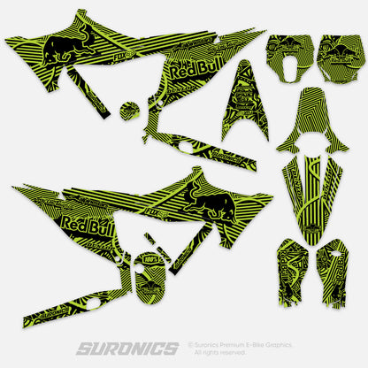 RACE ART BLACK GREEN Stark Varg Graphics kit