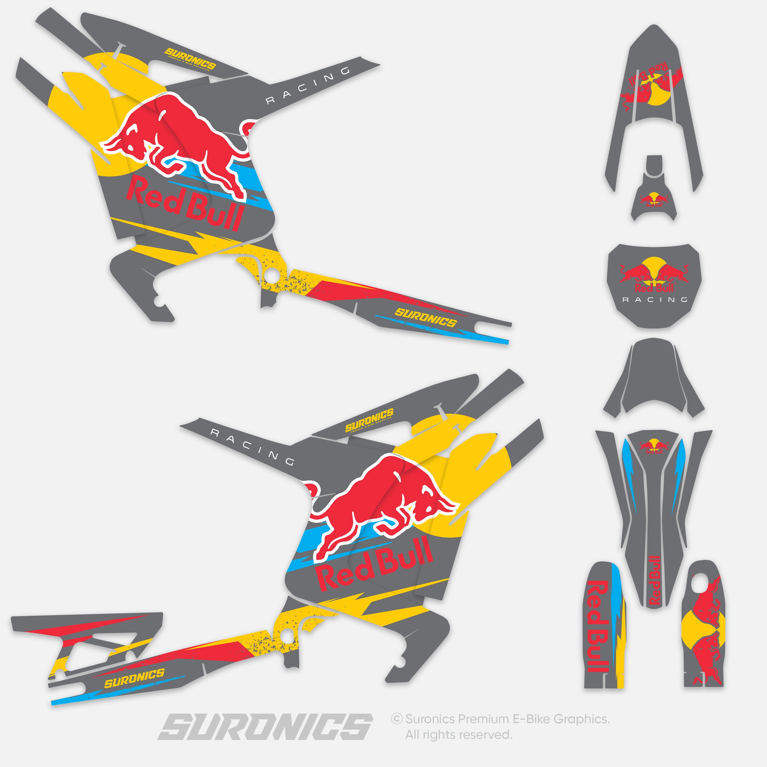 ORIGINAL BULL GREY Arctic Leopard XE Graphics kit