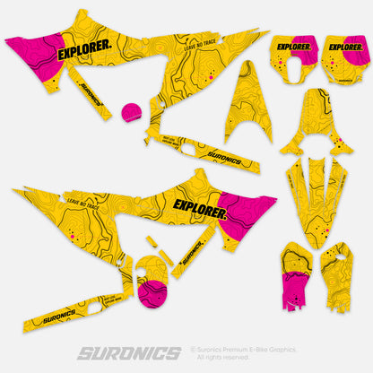 EXPLORER YELLOW MAGENTA Stark Varg Graphics kit