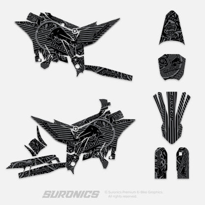 RACE ART BLACK GREY Altis Sigma Graphics kit