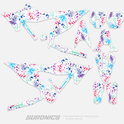 SPLATTER WHITE MULTICOLOR Stark Varg Graphics kit