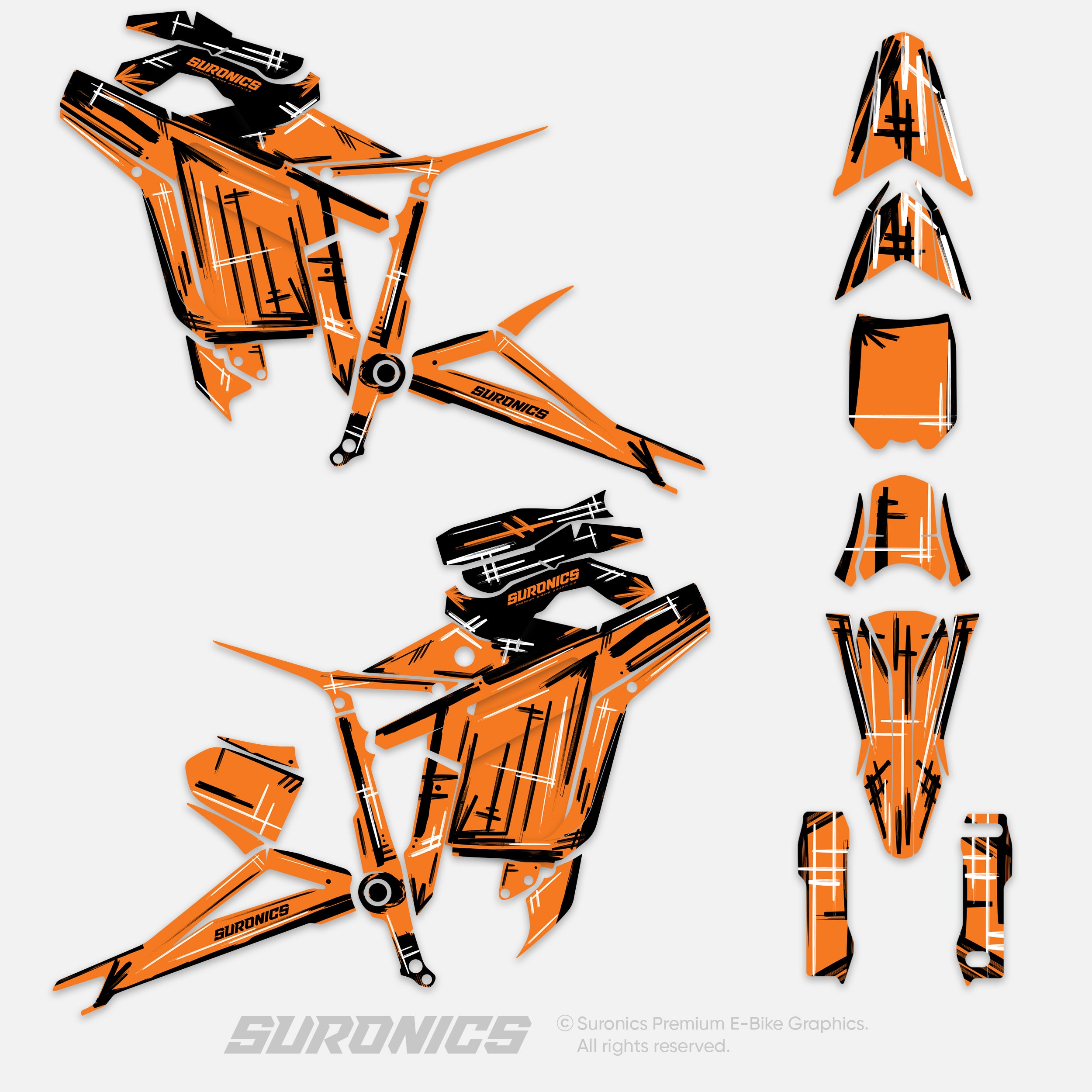 MARKER ORANGE Talaria Sting MX5 PRO Graphics kit