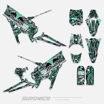 STICKY BLACK MINT Talaria XXX Graphics kit