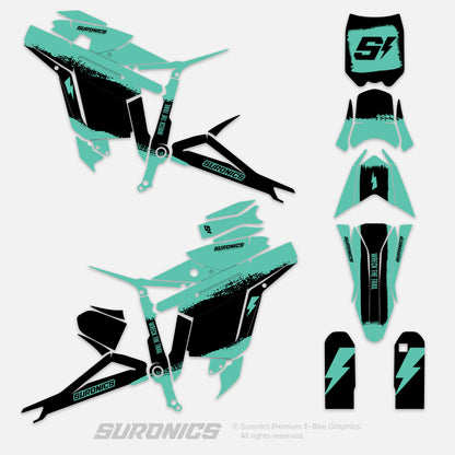 HALF MINT BLACK Talaria Sting MX3 MX4 Graphics kit