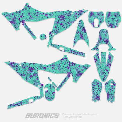 SPLATTER MINT PURPLE Stark Varg Graphics kit