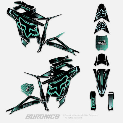 FOX RACER BLACK MINT Talaria Sting MX5 PRO Graphics kit