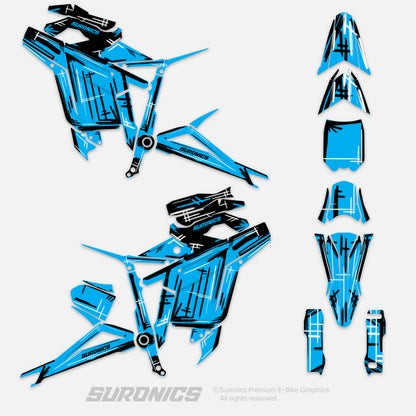MARKER CYAN Talaria Sting MX5 PRO Graphics kit