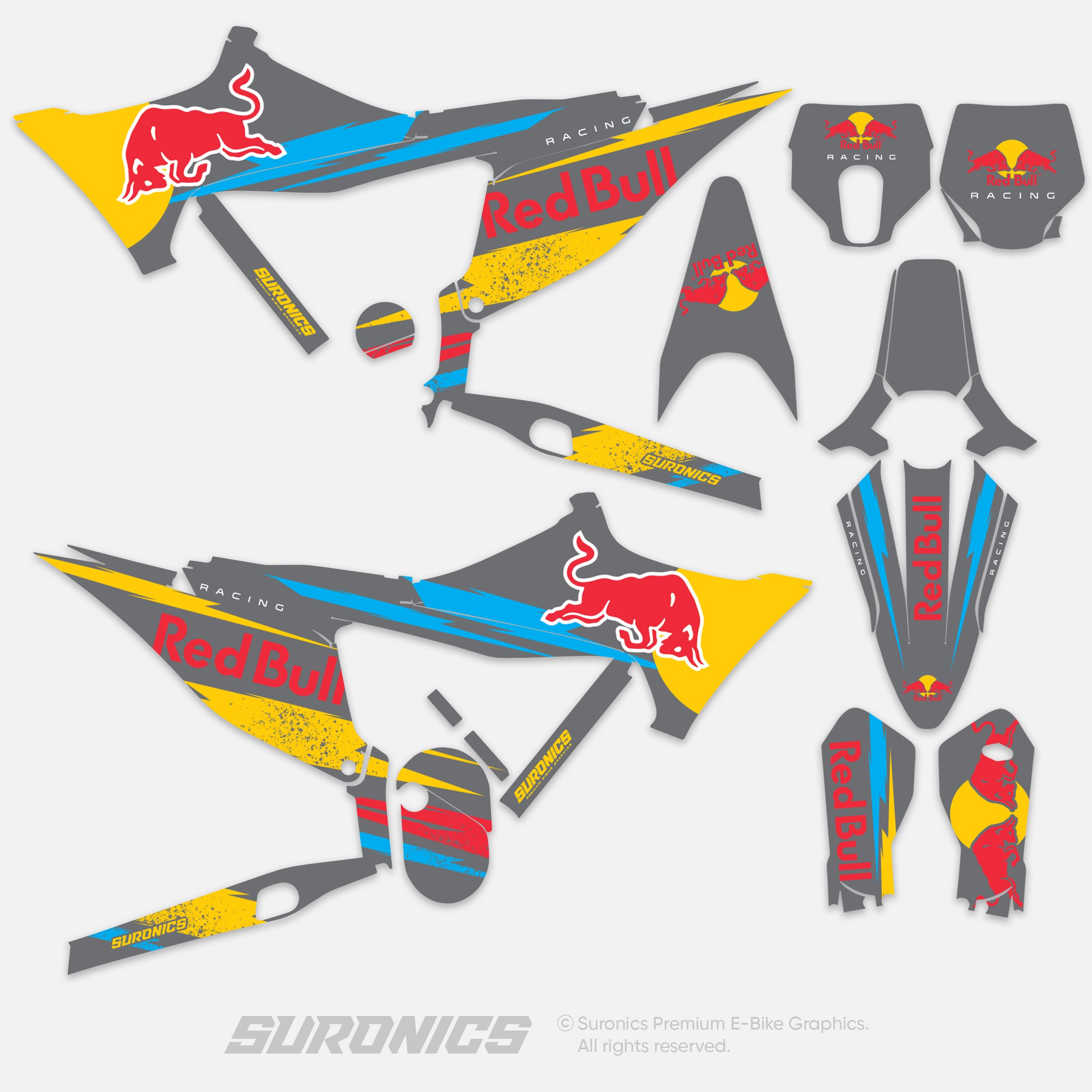 ORIGINAL BULL GREY Stark Varg Graphics kit