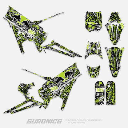 STICKY BLACK GREEN Talaria XXX Graphics kit