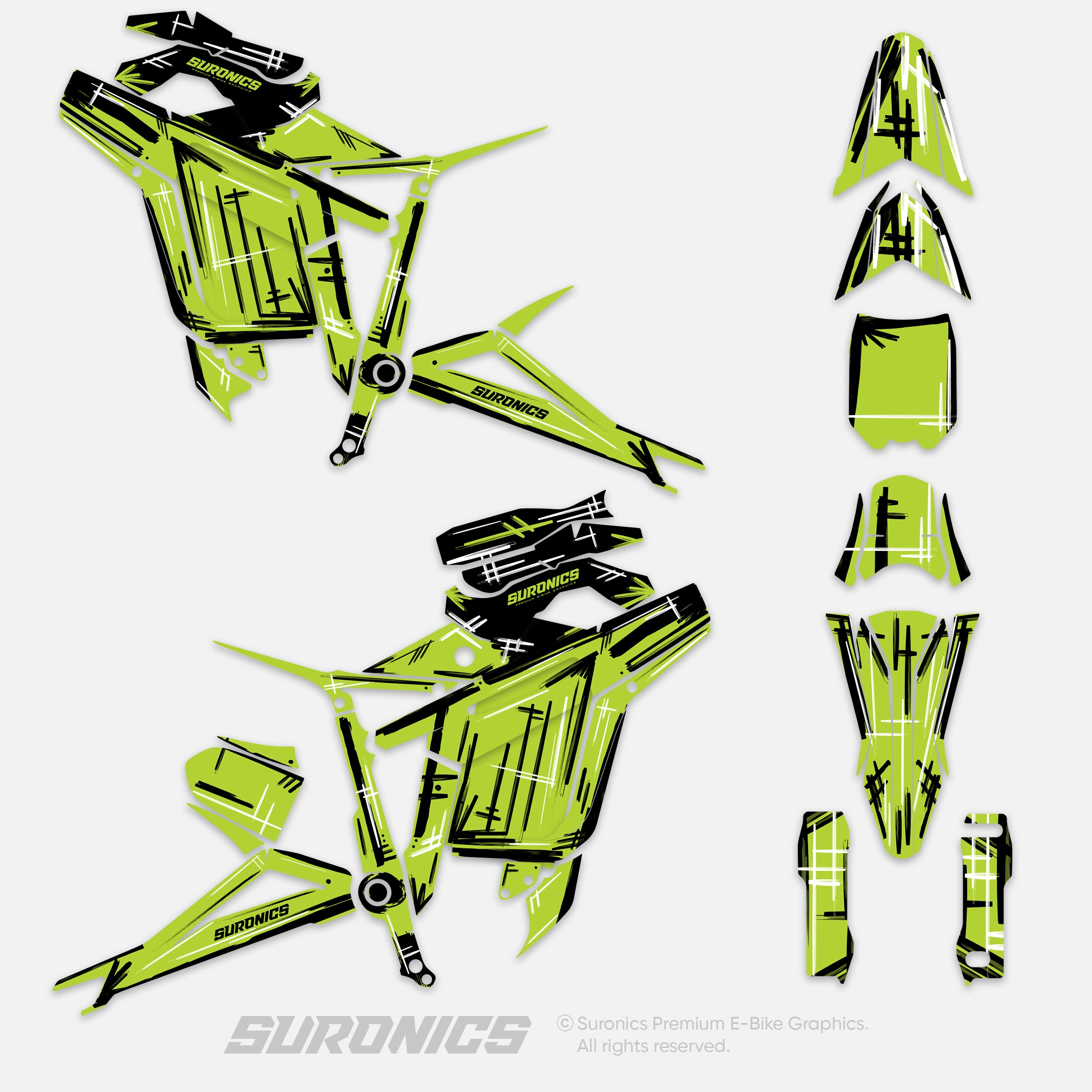 MARKER GREEN Talaria Sting MX5 PRO Graphics kit