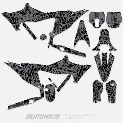 STREET GHOST BLACK GREY Stark Varg Graphics kit