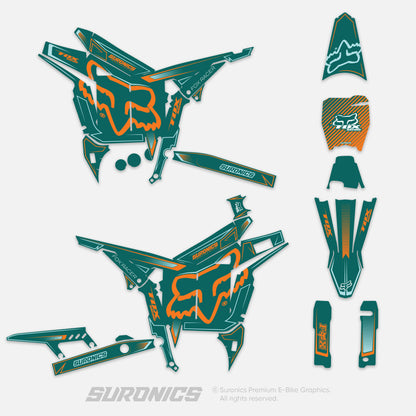 FOX RACER AVENTUR ORANGE Talaria Komodo Graphics kit